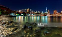 Brooklyn Museum New York City | Manhattan Skyline From Brooklyn Bridge Park At Night New York City ...