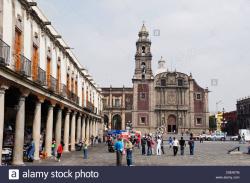 Capilla de las Capuchinas Sacramentarias Mexico City | Plaza Santo Domingo, District Federal, Mexico City, Mexico Stock ...
