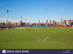 Cathedral Church of St John the Divine New York City | View of the New York City skyline from Bushwick Inlet Park in ...