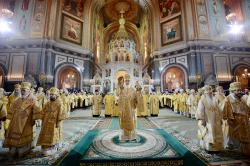Cathedral of Christ Our Savior Moscow | His Holiness Patriarch Kirill celebrates Great Vespers at the ...