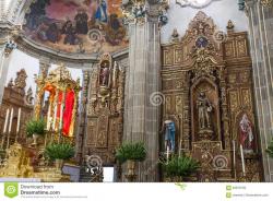 Torre Latinoamericana Mexico City | Interior Of The Parroquia De San Juan Bautista Church In Coyoacan ...