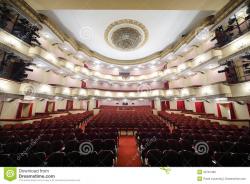 Vakhtangov Theater Moscow | Auditorium Of Large Stage In Vakhtangov Theatre Editorial Photo ...