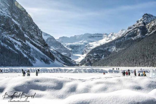 Bow Glacier Falls, Bow Lake, Crowfoot Glacier, and Simpson's Num-Ti-Jah Lodge Banff National Park