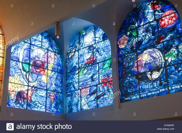 Chagall Windows and Hadassah Hospital Jerusalem