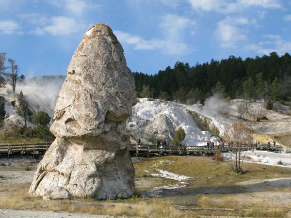 West Thumb Information Center Yellowstone National Park