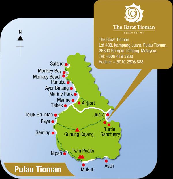 Monkey Beach Pulau Tioman